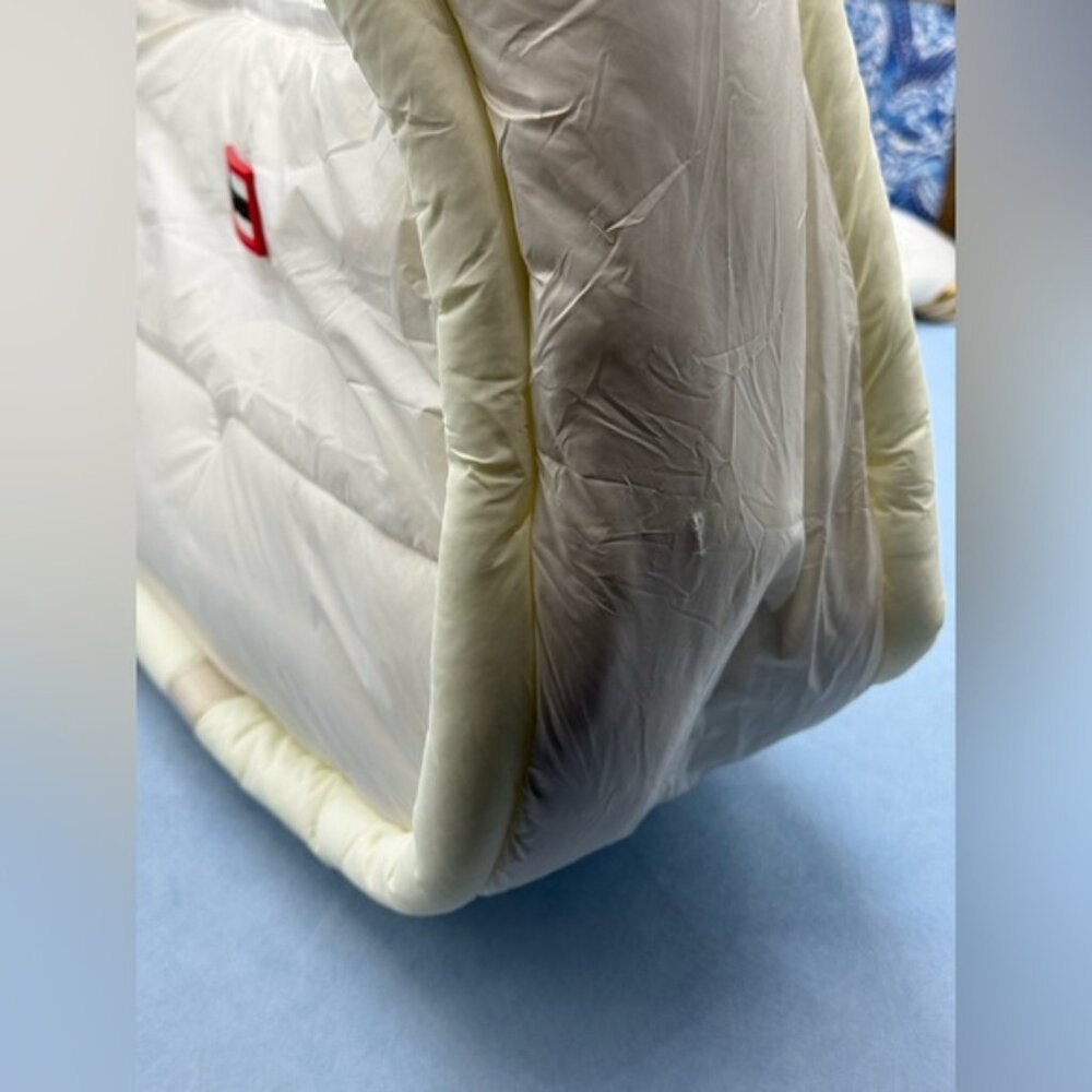 🆕 HUNTER 🧿 NWOT Large Framed Puffer Bag, White *MISSING CROSSBODY STRAP* - Picture 14 of 14